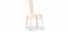 Buy Dining chair Stylix Industrial Design Square Metal - New Edition Cream 99932871 in the Europe