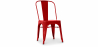 Buy Steel Dining Chair - Industrial Design - New Edition - Stylix Red 99932871 with a guarantee