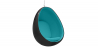 Buy Suspension Eny Chair  - Black structure - Fabric Turquoise 59306 with a guarantee