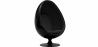 Buy Eny Chair Design Armchair - Black shell -  Fabric Black 59312 - in the EU