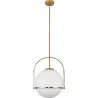 Buy Anette pendant lamp - Metal and crystal Gold 59329