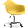 Buy Office Chair with Armrests - Desk Chair with Castors - Weston Pastel yellow 14498 - prices