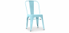 Buy Steel Dining Chair - Industrial Design - New Edition - Stylix Light blue 99932871 Home delivery