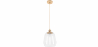 Buy Alessia pendant lamp - Crystal and metal Transparent 59342 - in the EU