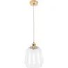 Buy Alessia pendant lamp - Crystal and metal Transparent 59342