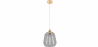 Buy Alessia pendant lamp - Crystal and metal Grey transparent 59342 - prices