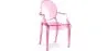 Transparent Dining Chair - Armrest Design - Louis XIV image 9