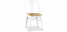 Buy Stylix Chair Square Wooden - Metal White 99932897 - prices