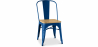 Buy Stylix Chair Square Wooden - Metal Dark blue 99932897 home delivery