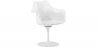 Buy Dining Chair with Armrests - White Swivel Chair -Tulipan White 59259 in the Europe