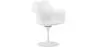 Dining Chair with Armrests - White Swivel Chair -Tulipan image 9