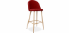 Buy Fabric Upholstered Stool - Scandinavian Design - 73cm - Evelyne Red 59356 in the Europe