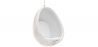 Buy Suspension Eye Chair - Eero Aarnio style - Coloured shell - Fabric Ivory 59352 - in the EU