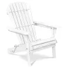 Wooden Outdoor Chair with Armrests - Adirondack Garden Chair - Adirondack image 9