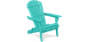 Buy Wooden Outdoor Chair with Armrests - Adirondack Garden Chair - Adirondack Green 59415 in the Europe