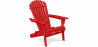 Buy Wooden Outdoor Chair with Armrests - Adirondack Garden Chair - Adirondack Red 59415 - in the EU