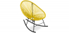 Buy Outdoor Chair - Garden Rocking Chair - Acapulco Yellow 59411 in the Europe