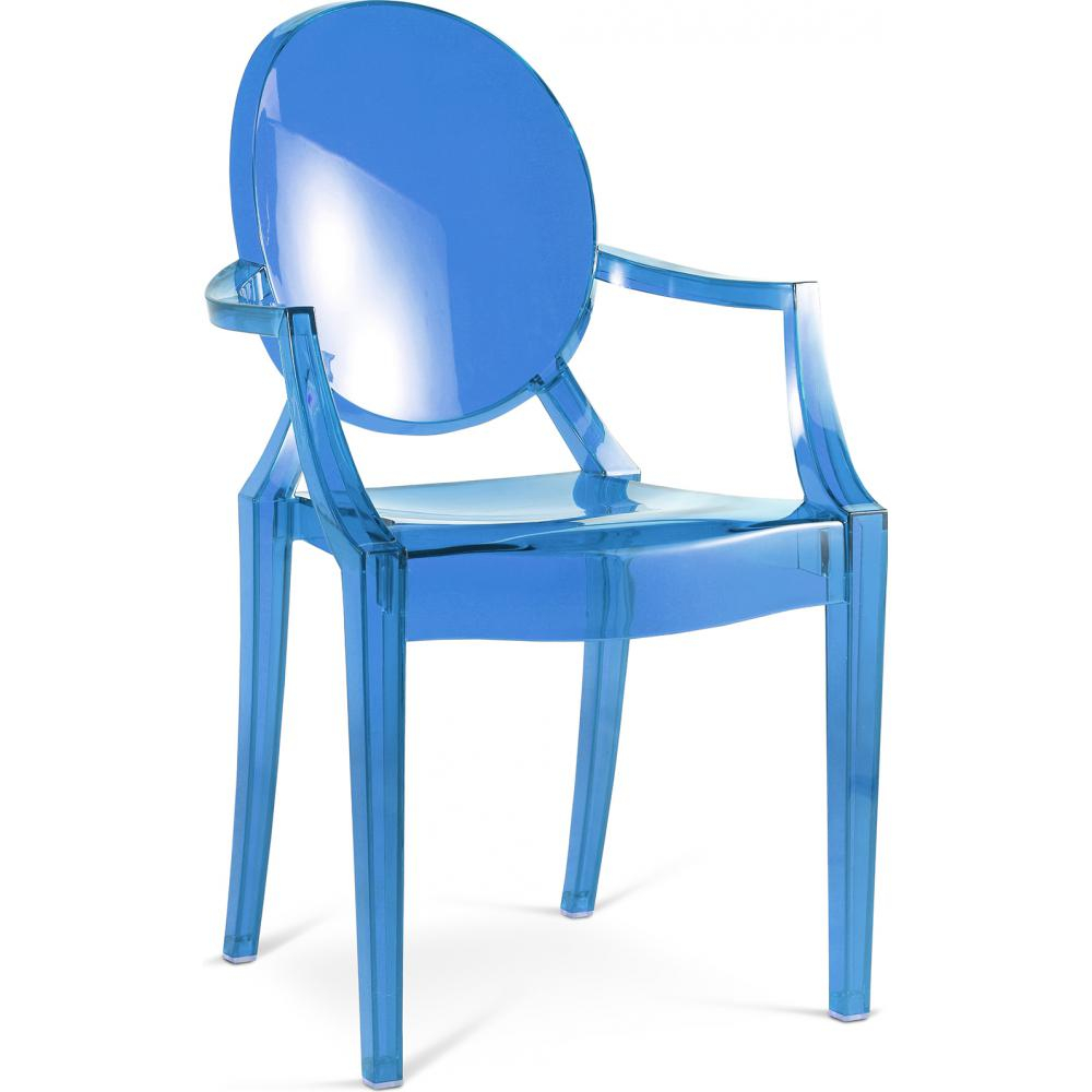  Buy Children's Chair - Children's Chair Transparent Design - Louis XIV Blue transparent 54010 - in the EU