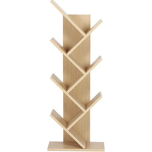 Buy Wooden Bookshelf - Modern Design - Bluey Natural wood 59643 - in the EU