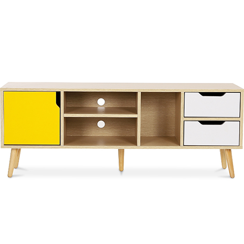  Buy TV unit sideboard Aren - Wood Yellow 59660 - in the EU