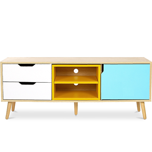  Buy TV unit sideboard Axe - Wood Multicolour 59718 - in the EU