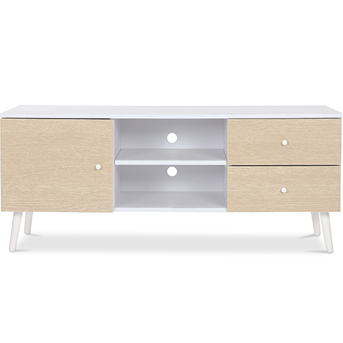  Buy Wooden TV Stand - Scandinavian Design - Norman Natural wood 59655 - in the EU