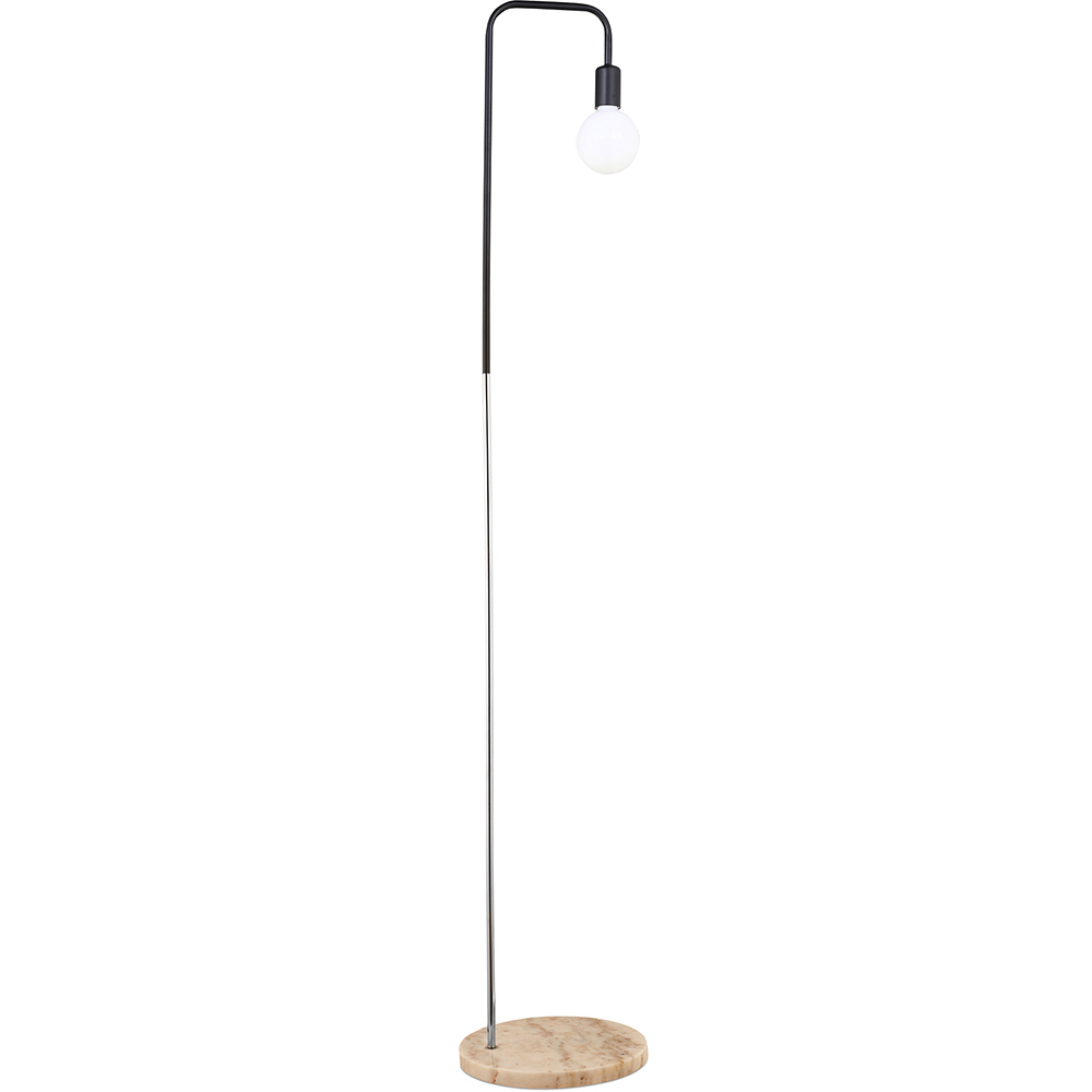  Buy Marble Base Floor Lamp - Living Room Lamp - Carlo Silver 59578 - in the EU