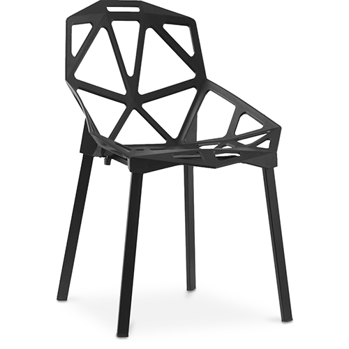 Buy Designer Dining Chair - Hit Black 59796 - in the EU