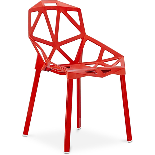  Buy Designer Dining Chair - Hit Red 59796 - in the EU