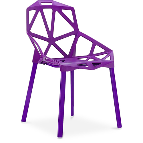  Buy Design Hit dining chair - PP and Metal Purple 59796 - in the EU