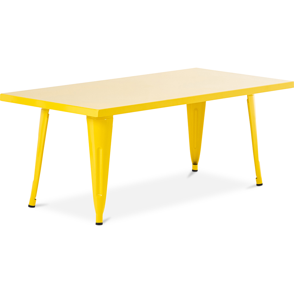  Buy Rectangular Children's Table - Industrial Design - 120cm - Stylix Yellow 59686 - in the EU
