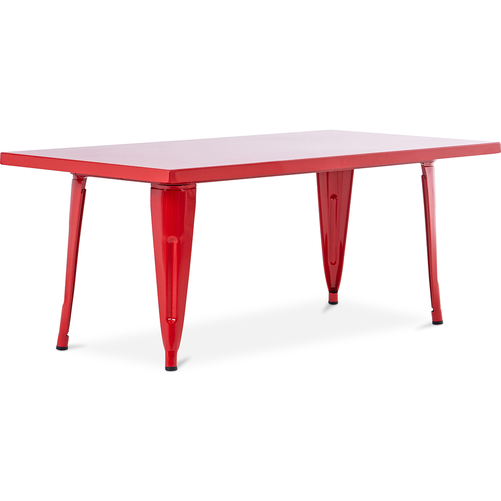  Buy Rectangular Children's Table - Industrial Design - 120cm - Stylix Red 59686 - in the EU