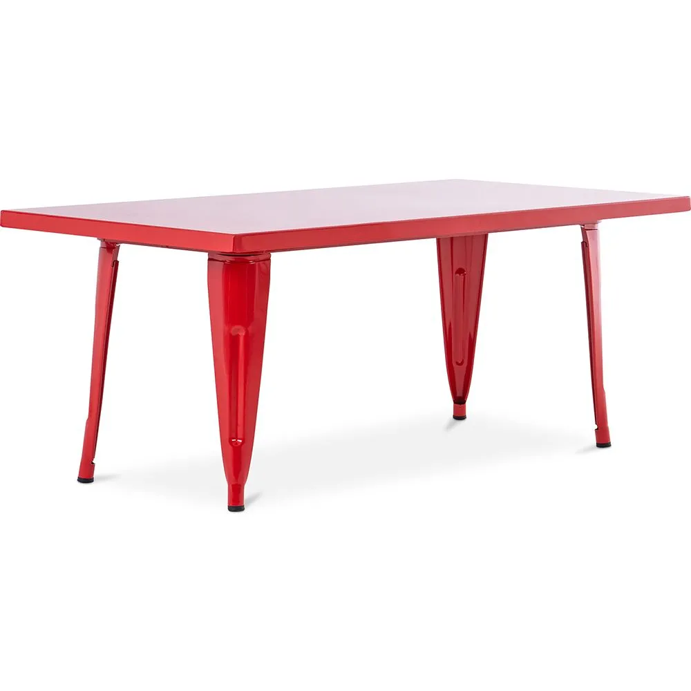 Rectangular Children's Table - Industrial Design - 120cm - Stylix image 8