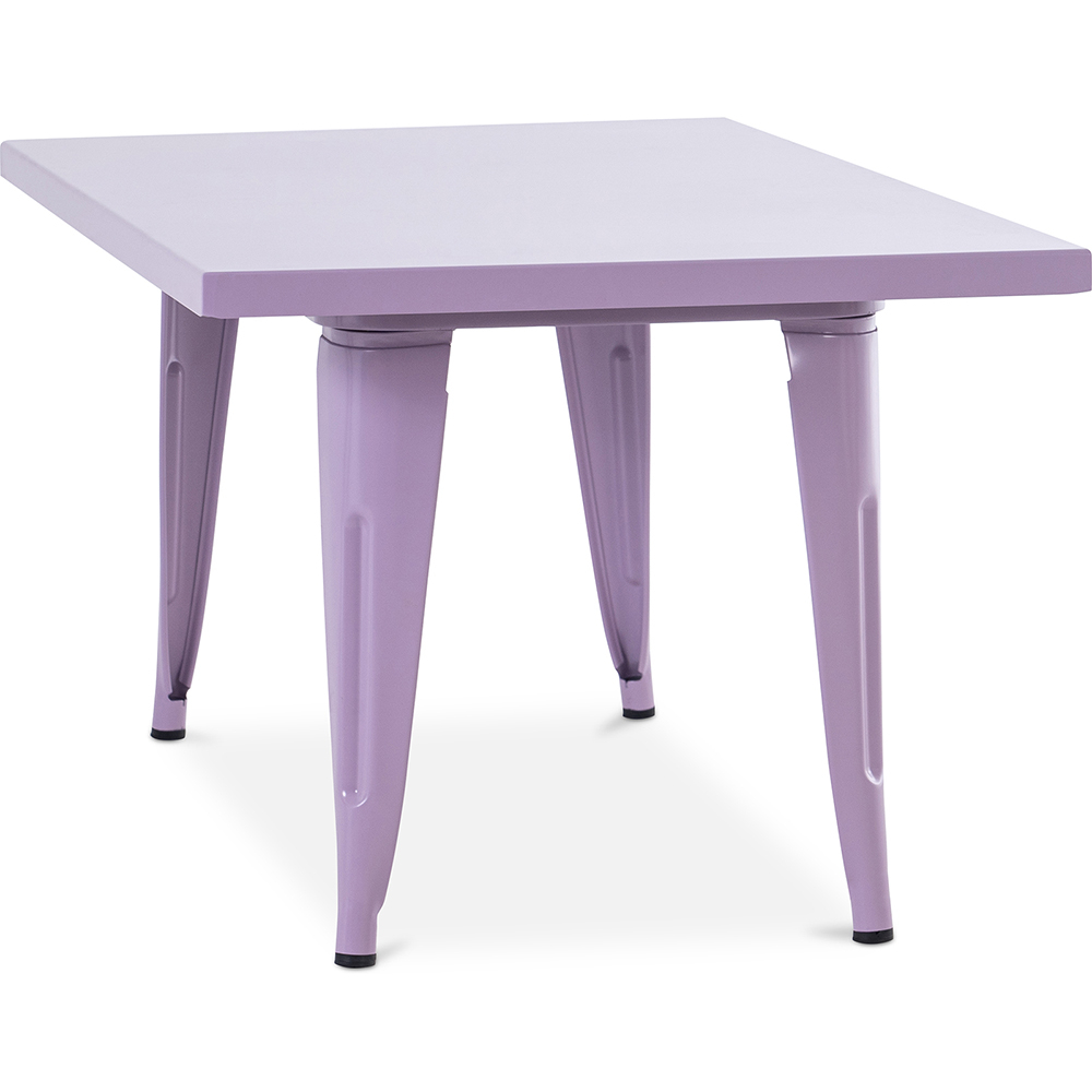  Buy Square Children's Table - Industrial - Metal - 60cm - Stylix Purple 59685 - in the EU