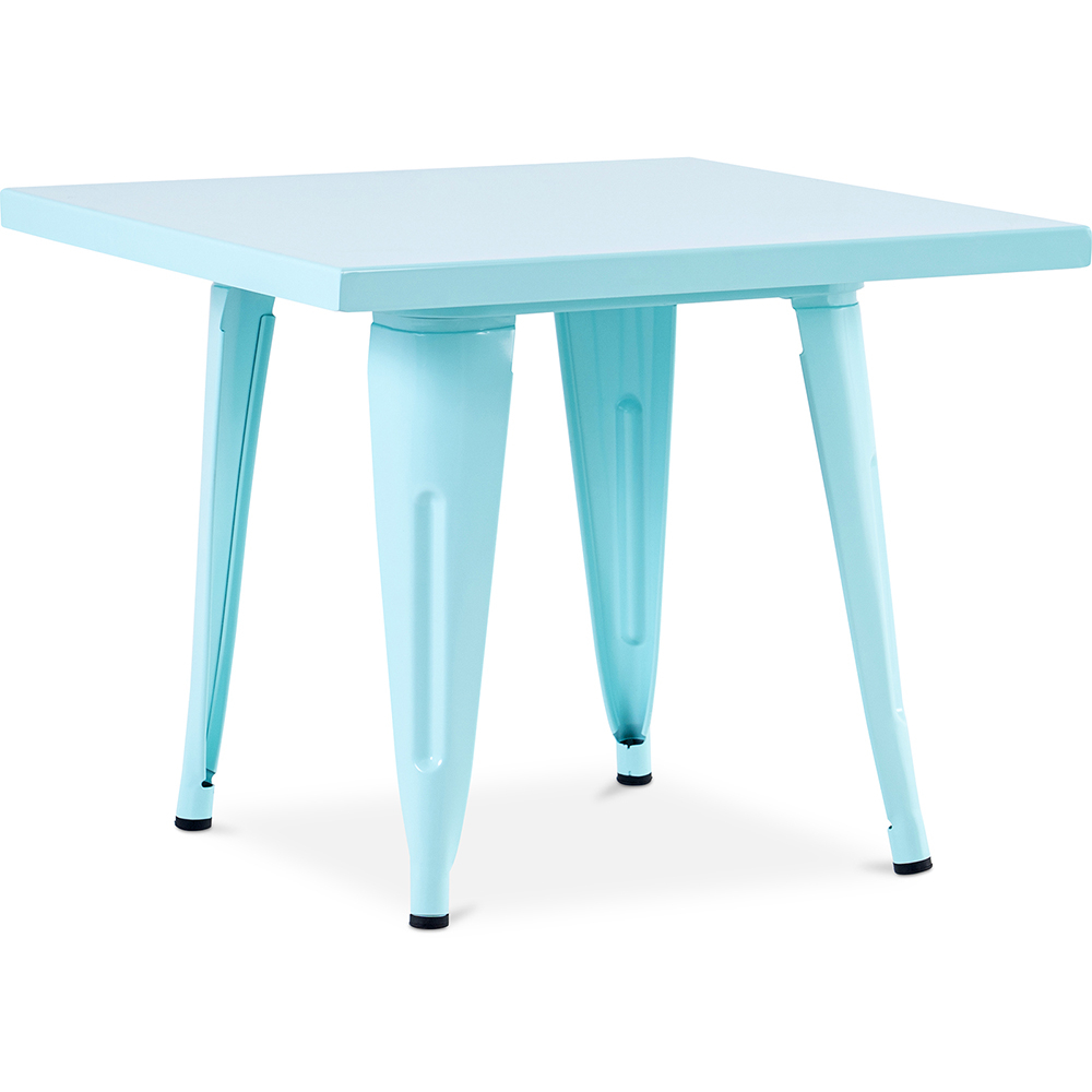  Buy Square Children's Table - Industrial - Metal - 60cm - Stylix Aquamarine 59685 - in the EU