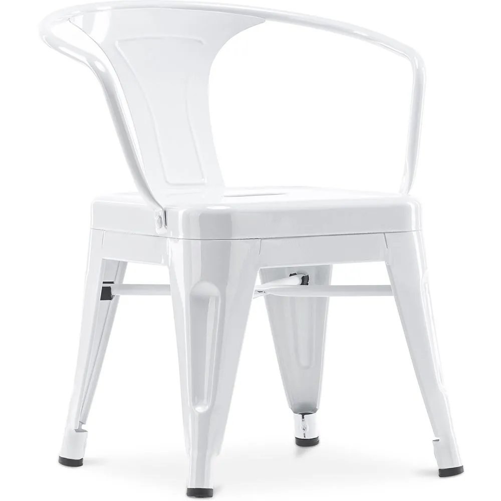 Children's Chair with Armrests - Children's Chair Industrial Design - Steel - Stylix image 8