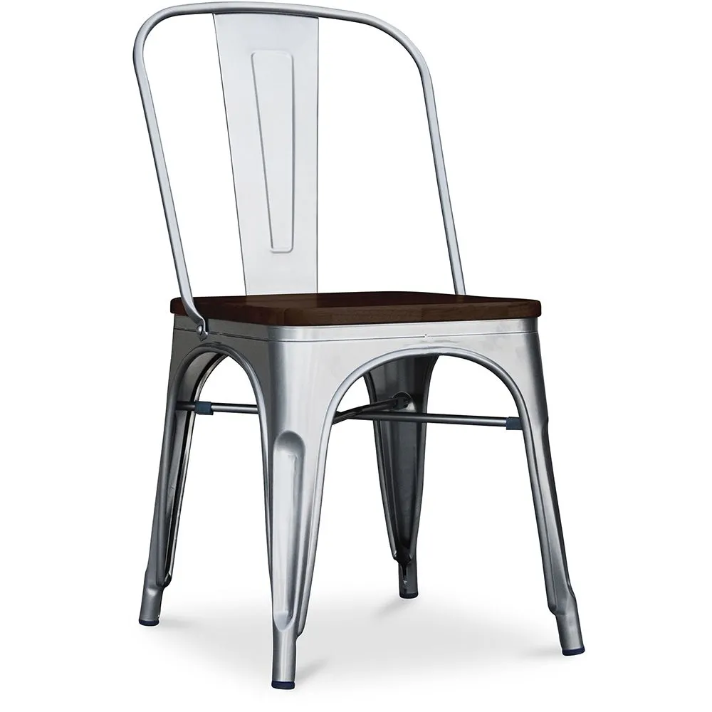 Dining Chair - Industrial Design - Wood and Steel - Stylix image 8