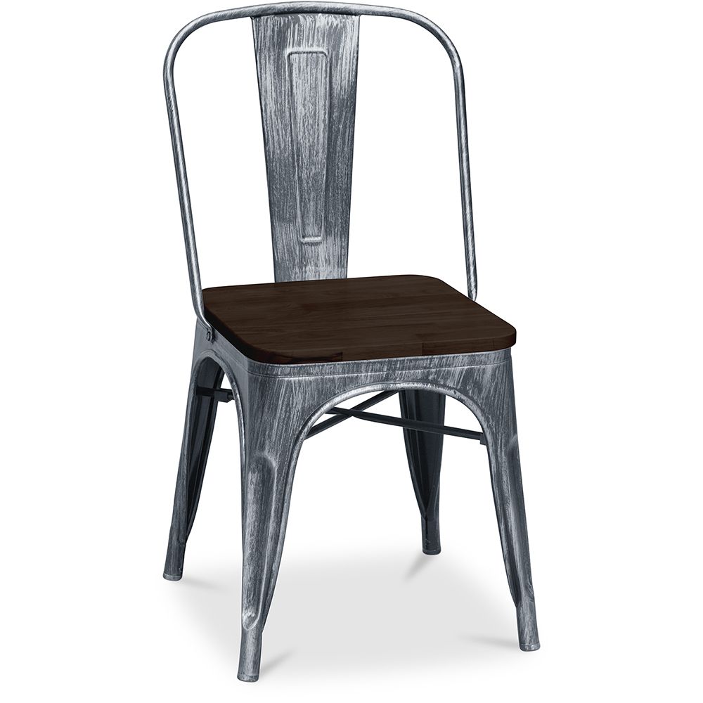 Dining Chair - Industrial Design - Wood and Steel - Stylix image 8