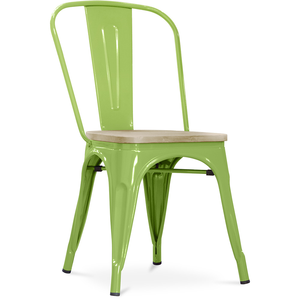  Buy Stylix Chair - Metal and Light Wood  Light green 59707 - in the EU