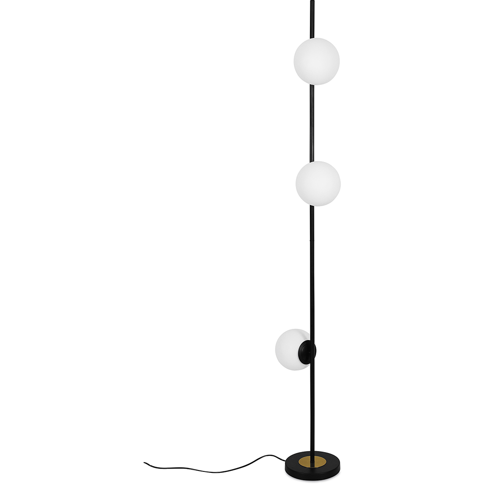  Buy Globe Floor Lamp - Living Room Lamp - Elsie Black 59622 - in the EU