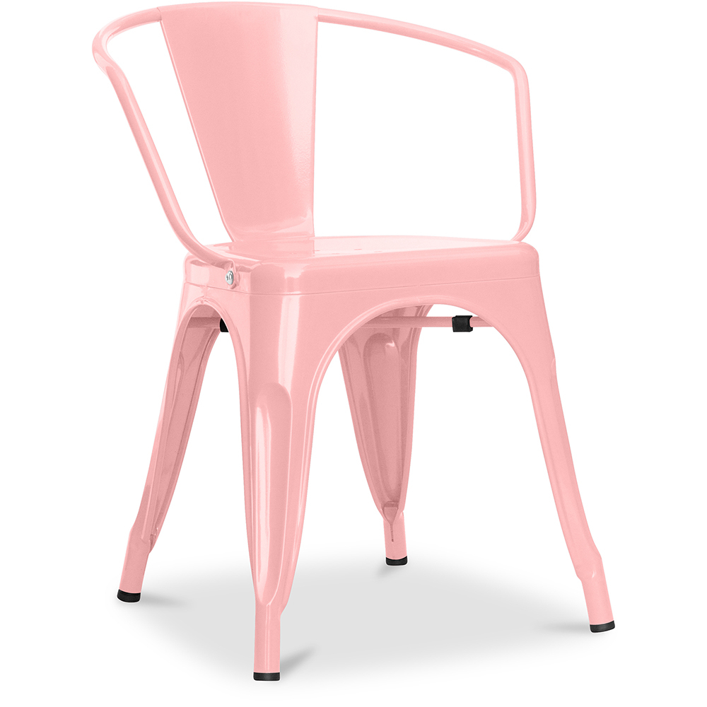  Buy Dining Chair with Armrests - Steel - New Edition - Stylix Pink 59809 - in the EU