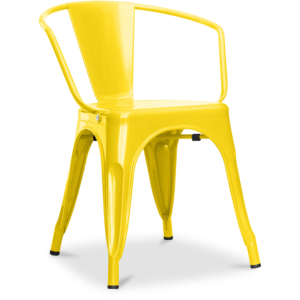  Buy Dining Chair with Armrests - Steel - New Edition - Stylix Yellow 59809 - in the EU