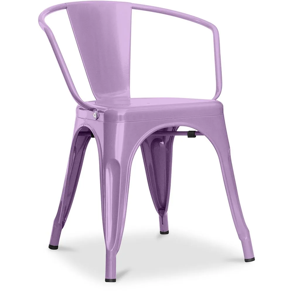 Dining Chair with Armrests - Steel - New Edition - Stylix image 8