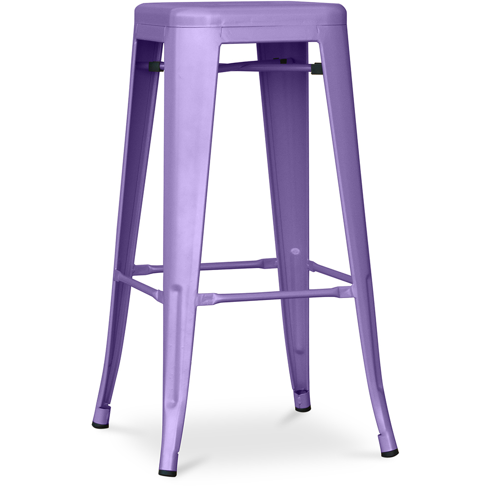  Buy Industrial Design Bar Stool - Matte Steel - 76cm - Stylix Pastel purple 58994 - in the EU