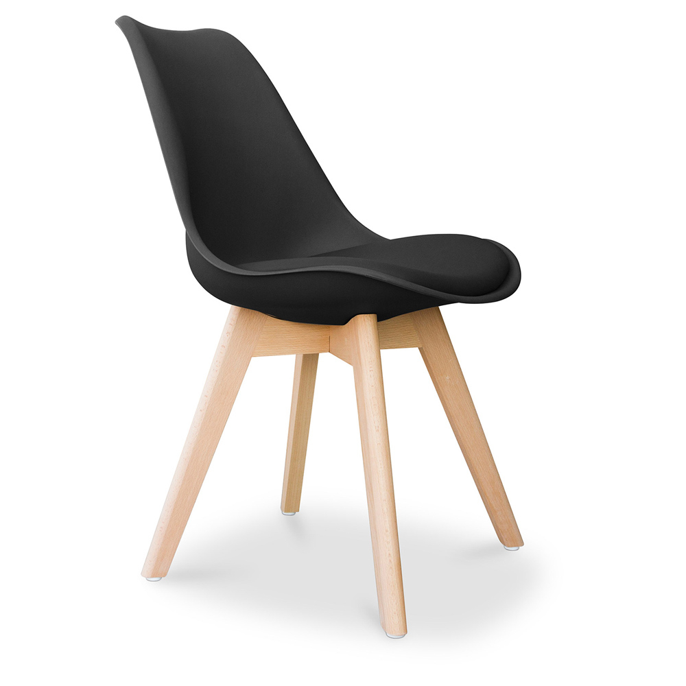  Buy Office Chair - Dining Chair - Scandinavian Style - Denisse Black 58293 - in the EU