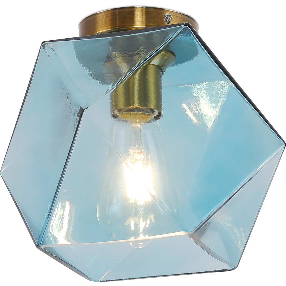  Buy Crystal Ceiling Lamp - Retro Design Flush Mount - Avo Blue 59832 - in the EU