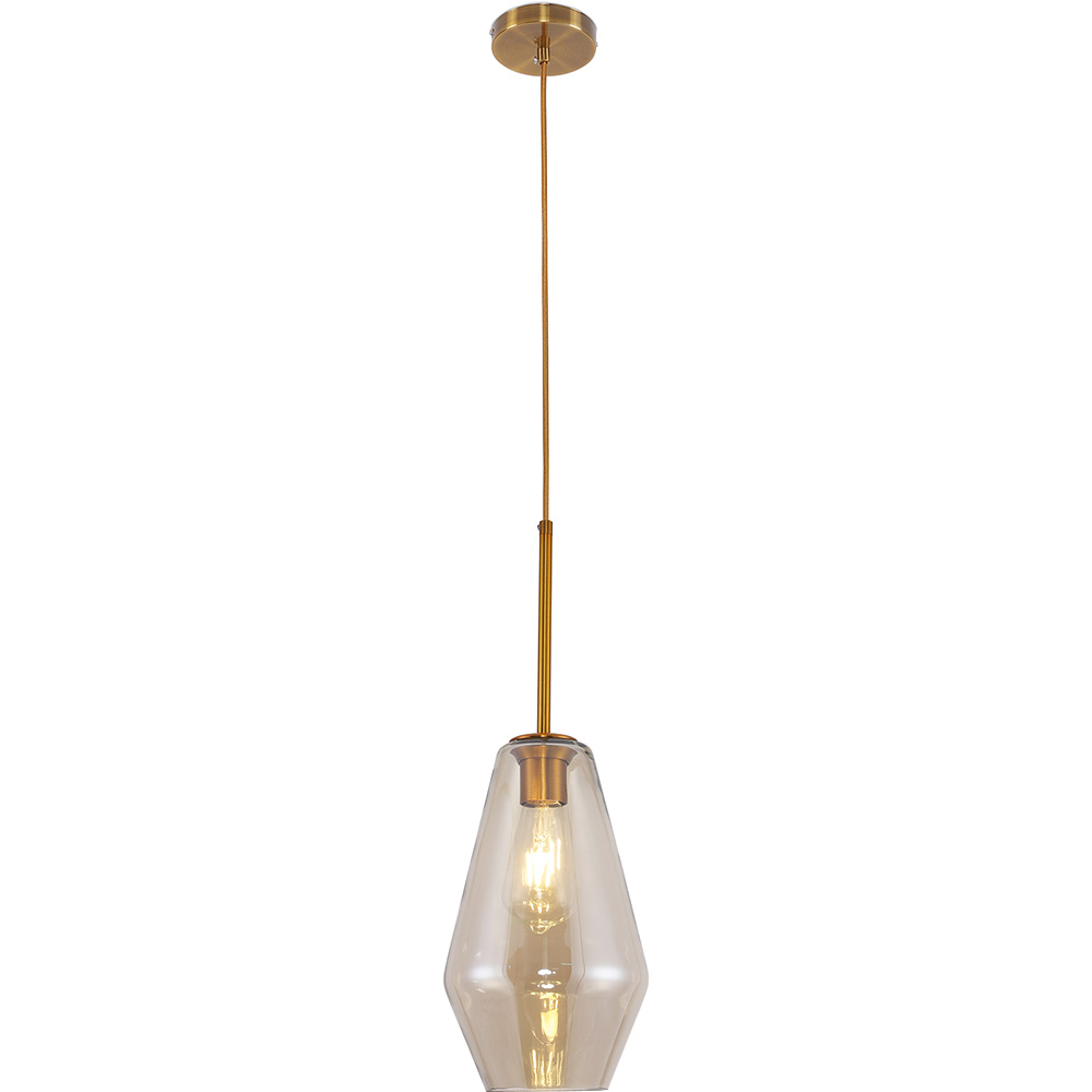 Buy Crystal Ceiling Lamp - Vintage Design Pendant Lamp - Alua Beige 59838 - in the EU