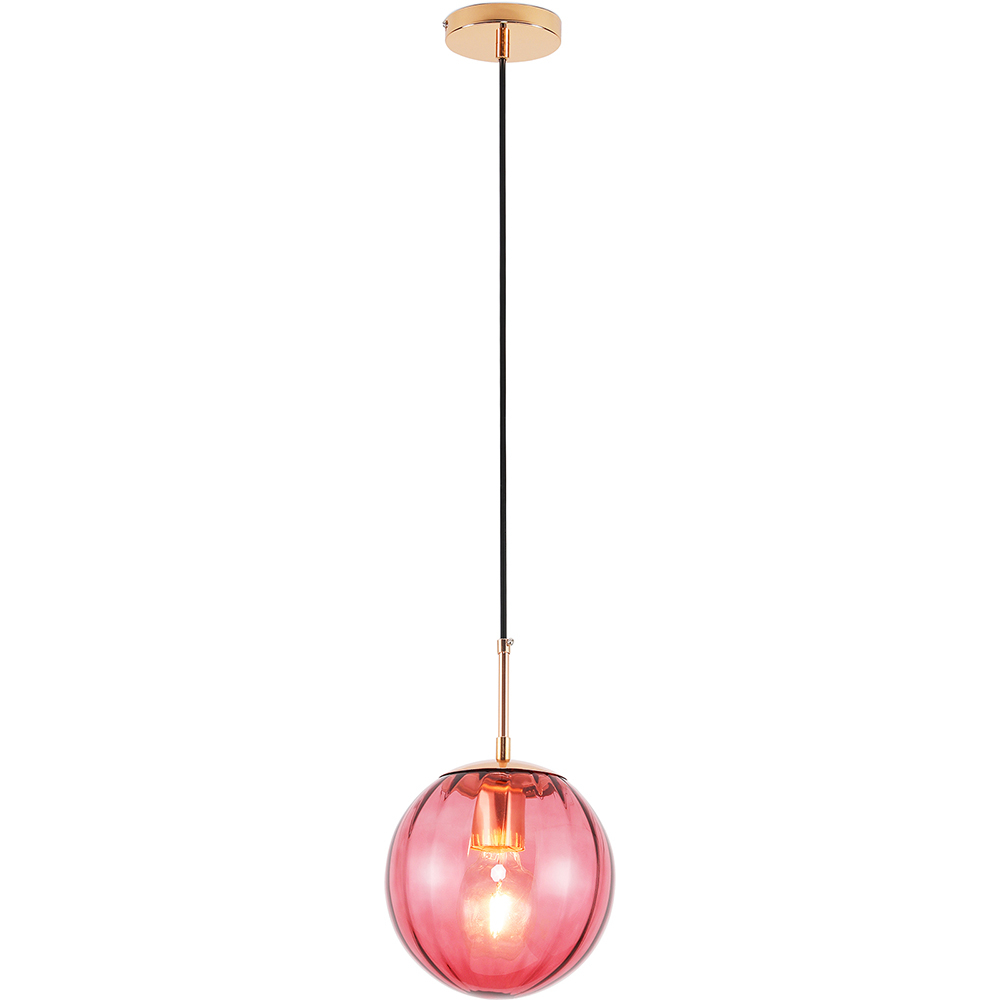  Buy Glass Shade Hanging Lamp Pink 59839 - in the EU