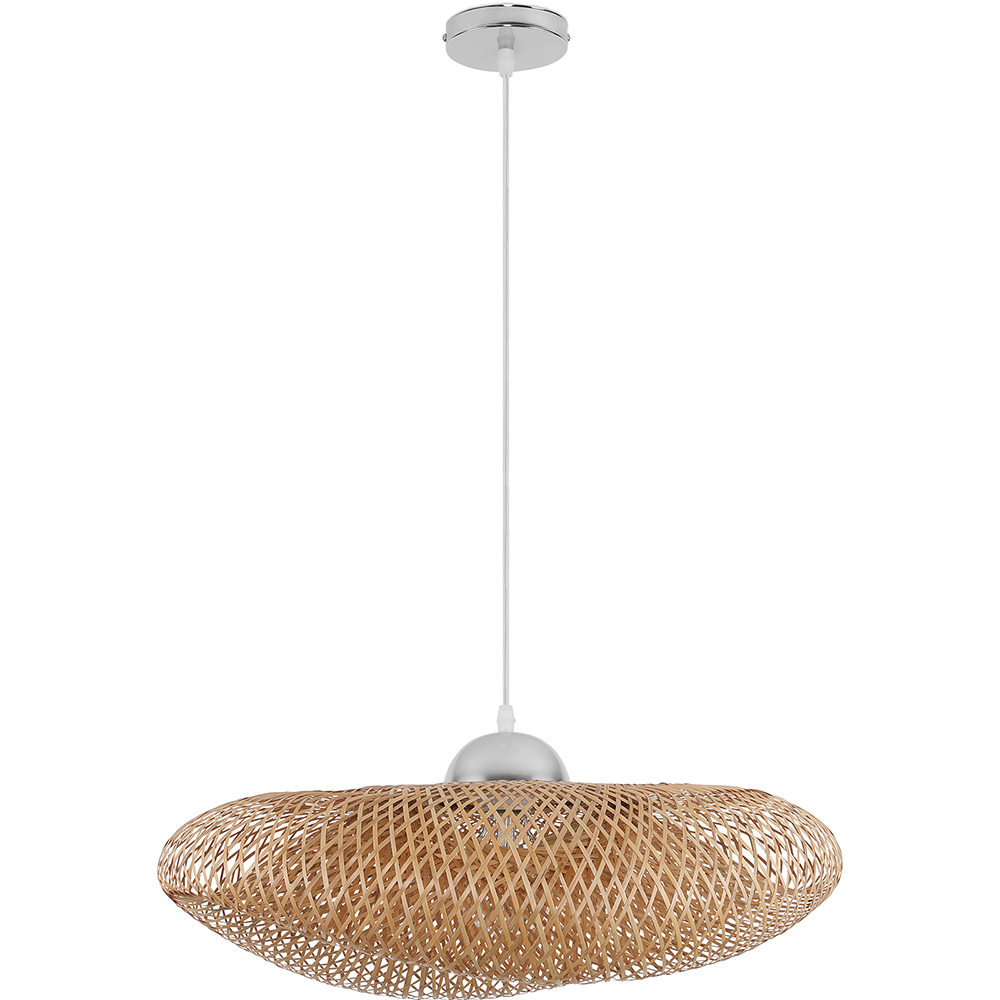  Buy Ceiling Lamp of Bamboo - Boho Bali Design Pendant Lamp - Sam Natural wood 59848 - in the EU