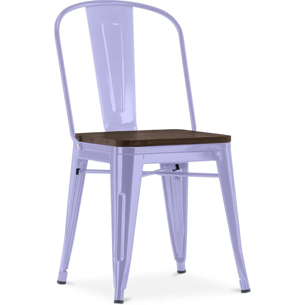 Dining Chair - Industrial Design - Wood and Steel - Stylix image 8